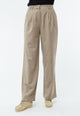 Givn Berlin Hose GBLIZ aus Wolle mit weitem Bein Trousers Light Beige