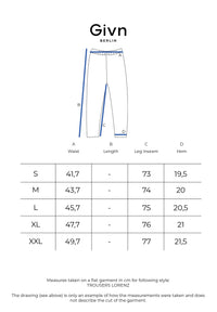 Givn Berlin Hose GBLORENZ aus Wolle mit Bundfalten Trousers Black
