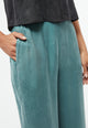 Givn Berlin Hose GBMARLA relaxed aus TENCEL™ mit Peach-Effekt Trousers Graphite Green (Tencel)