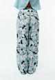 Givn Berlin Hose GBMARLA relaxed aus TENCEL™ mit Peach-Effekt Trousers Gentle Blue (Dreamy Florals)