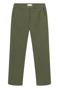 Givn Berlin Hose JASMIN aus Bio-Baumwolle Trousers Moss Green (Structure)