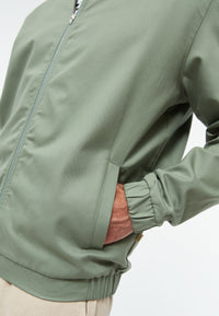 Givn Berlin Jacke GBCASPER aus fester Bio-Baumwolle Jacket Eucalyptus Green
