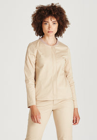Givn Berlin Jacke TERESA aus Bio-Baumwolle Jacket Beige
