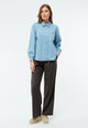 Givn Berlin Jeansbluse GBLYRA in elegantem Schnitt Blouse Light Blue (Denim)