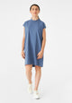 Givn Berlin Jerseykleid GBCAITY loose Fit aus Bio-Baumwolle Dress Steel Blue