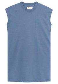 Givn Berlin Jerseykleid GBCAITY loose Fit aus Bio-Baumwolle Dress Steel Blue