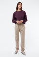 Givn Berlin Jogginghose BRENDA aus Bio-Baumwolle Trousers Nickel Grey