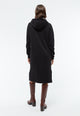 Givn Berlin Kapuzen-Sweatkleid ALOE aus Bio-Baumwolle Dress Black