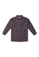 Givn Berlin Karo-Hemd EVA aus Bio-Baumwolle Blouse Blue / Red (Checks)