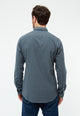 Givn Berlin Karo-Hemd KENT aus Bio-Baumwolle Buttoned Shirt Light Blue / Dark Grey (Checked)