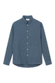 Givn Berlin Karo-Hemd KENT aus Bio-Baumwolle Buttoned Shirt Light Blue / Dark Grey (Checked)