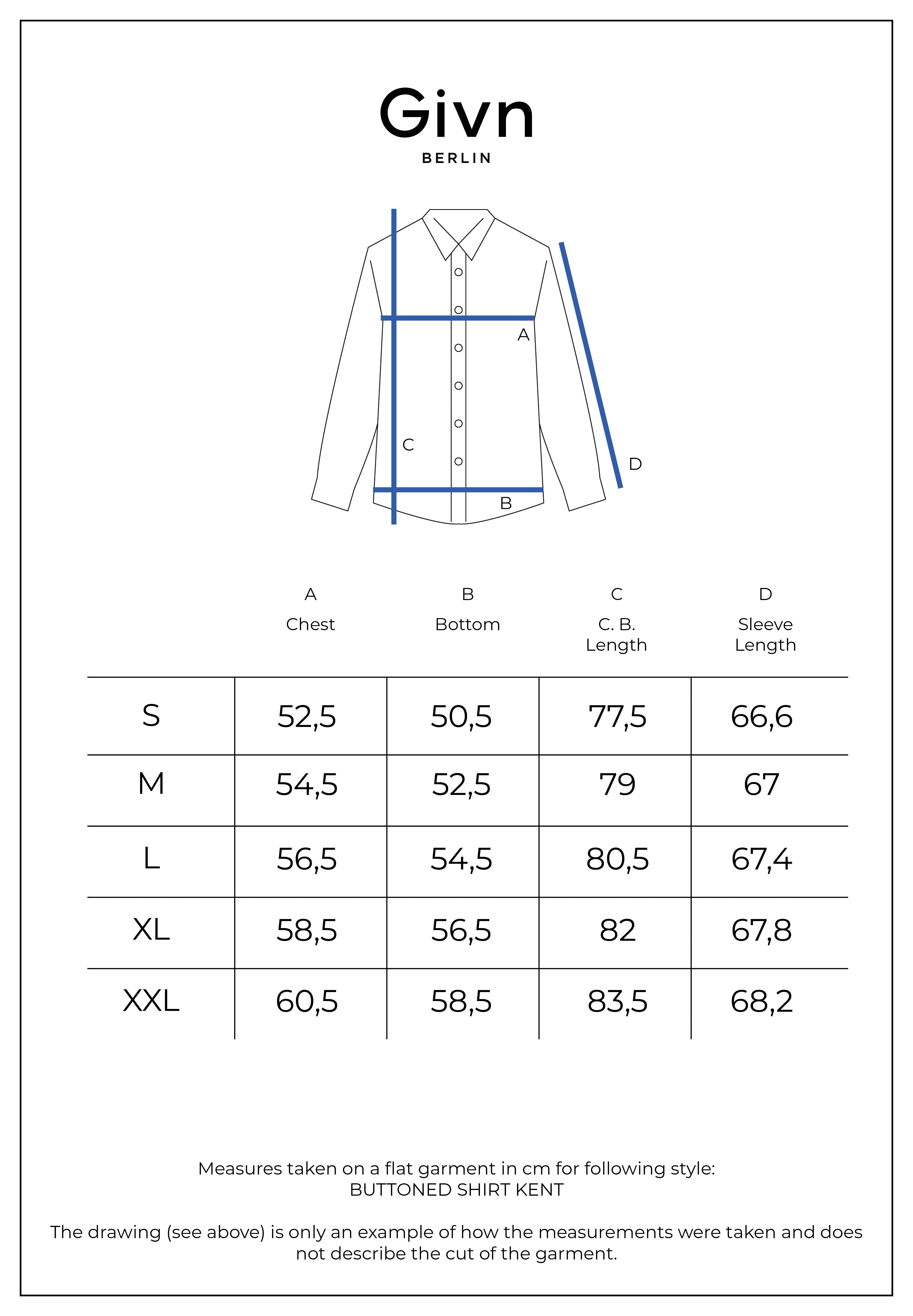 Givn Berlin Karo-Hemd KENT aus Bio-Baumwolle Buttoned Shirt Blue / Brown / Red (Checked)