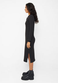 Givn Berlin Kleid ALEJA aus Bio-Baumwolle Dress Black (Rib)