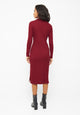 Givn Berlin Kleid ALEJA aus Bio-Baumwolle Dress Tibetan Red (Rib)