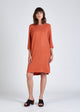 Kleid FREYA aus TENCEL™ Lyocell - Burned Orange (Tencel)