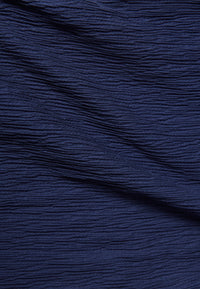 Givn Berlin Kleid GBANGELA aus gesmocktem Bio-Baumwoll Jersey Dress Nightshade Blue (Rib)