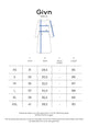 Givn Berlin Kleid GBANGELA aus gesmocktem Bio-Baumwoll Jersey Dress Nightshade Blue (Rib)