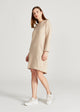 Givn Berlin Kleid HELEN aus recycelter Baumwolle Dress Light Beige