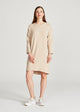 Givn Berlin Kleid HELEN aus recycelter Baumwolle Dress Light Beige