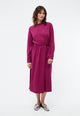 Givn Berlin Kleid INDIRA aus TENCEL™ REFIBRA™ Lyocell Dress Dark Pink (Refibra)