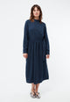 Givn Berlin Kleid INDIRA aus TENCEL™ REFIBRA™ Lyocell Dress Midnight Blue (Refibra)