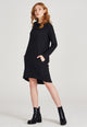 Givn Berlin Kleid JOSY aus recycelter Baumwolle Dress Dark Grey