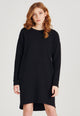 Givn Berlin Kleid JOSY aus recycelter Baumwolle Dress Dark Grey