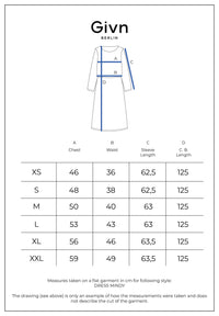 Givn Berlin Kleid MINDY aus LENZING™ ECOVERO™ Dress Deep Blue