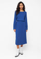 Givn Berlin Kleid MINDY aus LENZING™ ECOVERO™ Dress Deep Blue