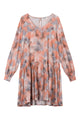 Givn Berlin Kleid ROMY aus LENZING™ ECOVERO™ Dress Grey / Copper