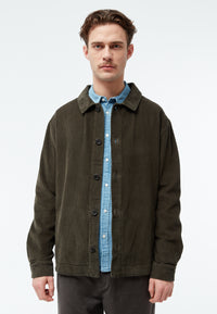 Givn Berlin Kordjacke GBHUNTER aus Bio-Baumwolle Jacket Dark Olive (Cord)