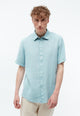 Givn Berlin Kurzarm-Hemd GBDYLAN regular aus Leinen Buttoned Shirt Irish Mint (Linen)