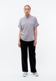 Givn Berlin Kurzarmbluse GBSARAH aus LENZING™ ECOVERO™ Blouse Lilac Grey