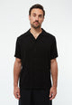 Givn Berlin Kurzarmhemd GBBARIK aus LENZING™ ECOVERO™ Buttoned Shirt Black