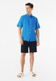 Givn Berlin Kurzarm-Hemd GBDYLAN regular aus Leinen Buttoned Shirt French Blue (Linen)