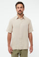 Givn Berlin Kurzarmhemd GBKODA aus Leinen Buttoned Shirt Oat Beige (Linen)