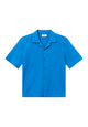 Givn Berlin Bowling-Shirt GBLUCA relaxed aus Bio-Baumwoll Musselin Buttoned Shirt French Blue (Musselin)