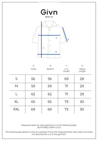 Givn Berlin Kurzarmhemd GBLUCA aus LENZING™ ECOVERO™ Buttoned Shirt Black