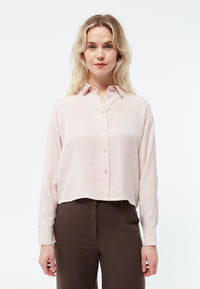 Givn Berlin Kurze Bluse GBSAVANNAH aus TENCEL™ Blouse Powder Pink (Tencel)