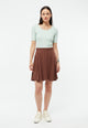 Givn Berlin Kurzer Rock GBMARIEL aus LENZING™ ECOVERO™ Skirt Chocolate Brown