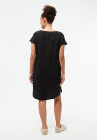 Givn Berlin Kurzes Kleid GBMABEL aus Leinen Dress Black (Linen)
