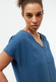 Givn Berlin Kurzes Kleid GBMABEL aus Leinen Dress Blazing Blue (Linen)