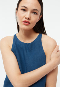 Givn Berlin Kurzes Kleid GBYUNA aus Leinen Dress Blazing Blue (Linen)