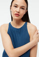 Givn Berlin Kurzes Kleid GBYUNA aus Leinen Dress Blazing Blue (Linen)