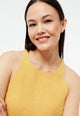 Givn Berlin Kurzes Kleid GBYUNA aus Leinen Dress Faded Gold (Linen)