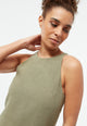 Givn Berlin Kurzes Kleid GBYUNA aus Leinen Dress Faded Olive (Linen)