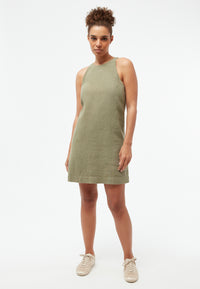 Givn Berlin Kurzes Kleid GBYUNA aus Leinen Dress Faded Olive (Linen)