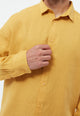 Givn Berlin Langarmhemd GBKENT aus Leinen Buttoned Shirt Faded Gold (Linen)