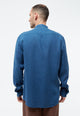Givn Berlin Langarmhemd GBWES aus Leinen Buttoned Shirt Blazing Blue (Linen)