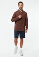 Givn Berlin Langarmhemd GBWES aus Leinen Buttoned Shirt Chocolate Brown (Linen)